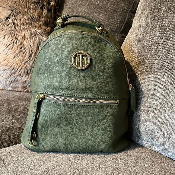 Tommy Hilfiger | Bags | Tommy Hilfiger Green Leather  display picture 1